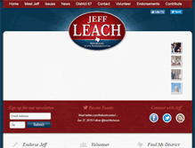 Tablet Screenshot of jeffleach.com